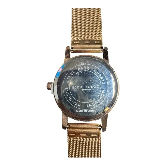 Eddie Borgo Soho Stainless Steel Watch with Mesh Bracelet - Picture 2 of 5